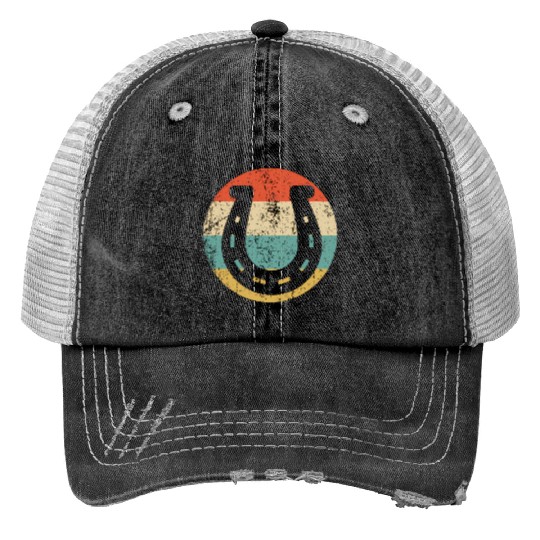 Horseshoe Style Lucky Trucker Hats