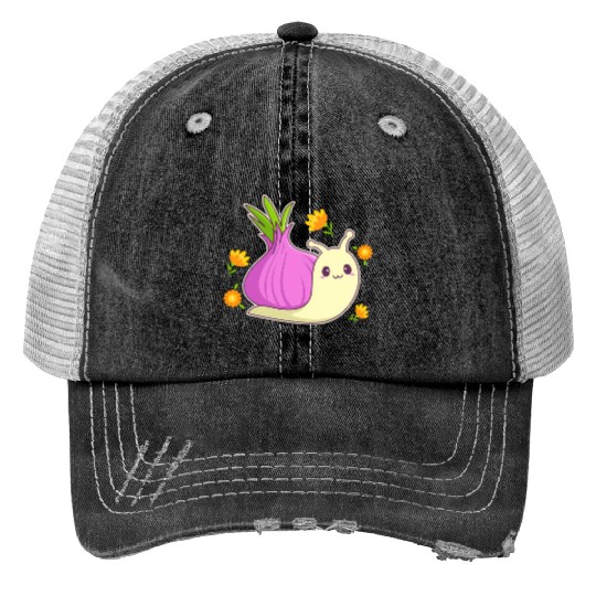Aesthetic Kawaii Onion Trucker Hats