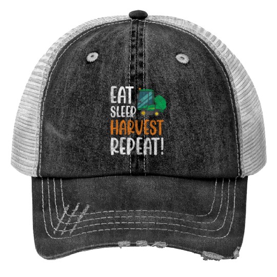 Farmer Field Worker Harvest Time Vegetable Trucker Hats