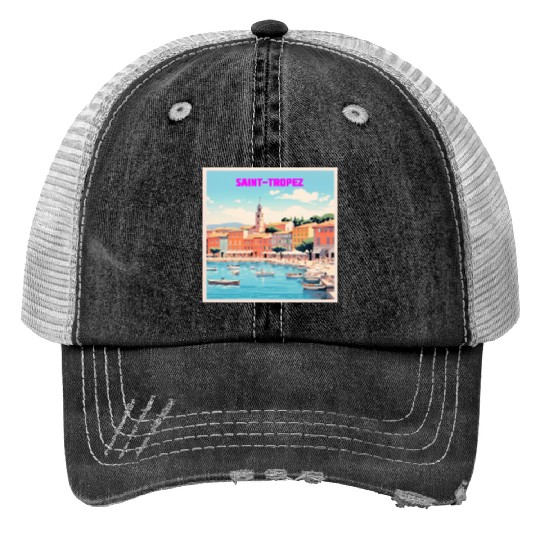 "Pastel Paradise" Saint-Tropez Trucker Hats