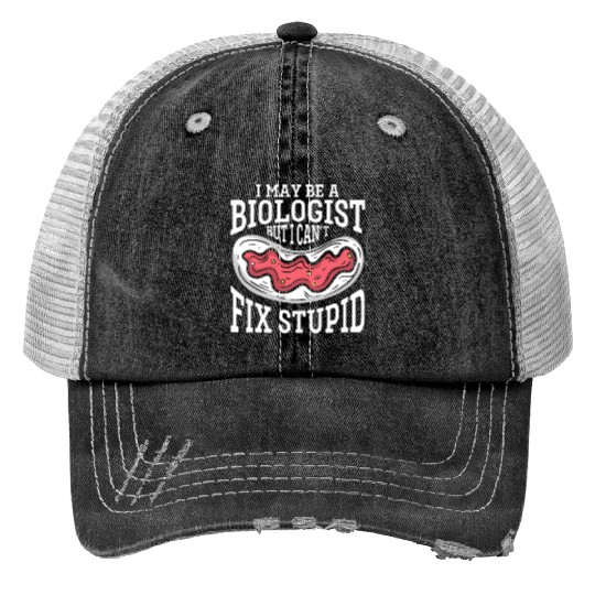 Biology Gift Biologist Trucker Hats