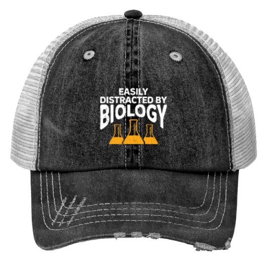 Biology Gift Biologist Trucker Hats