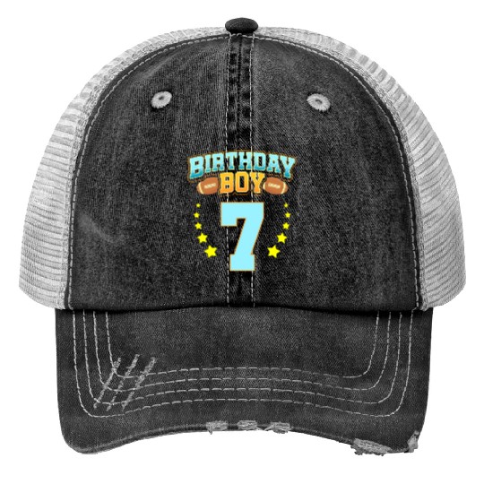 7Th Football 7 Trucker Hats