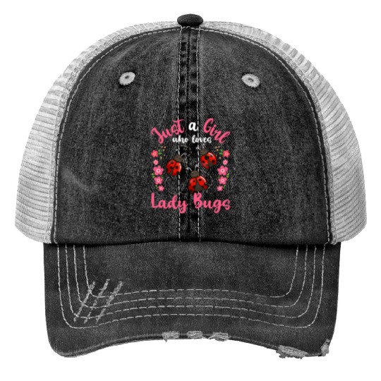 Ladybugs Entomology Entomologist Ladybug Lover Trucker Hats