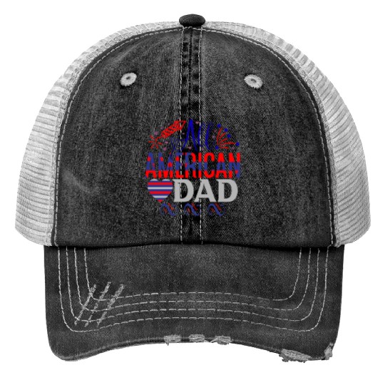 American dad Trucker Hats