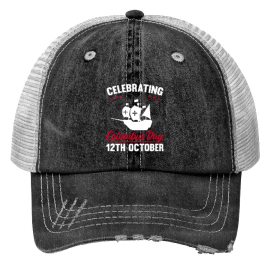 Christopher Columbus Italian American Columbus Day Trucker Hats