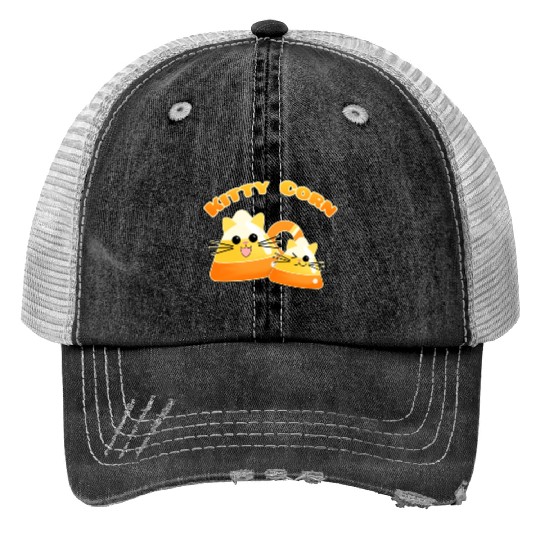 Kitty Candy Corn Trucker Hats
