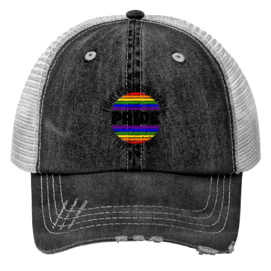 Pride LGBT Love wins, we are queer and proud Trucker Hats