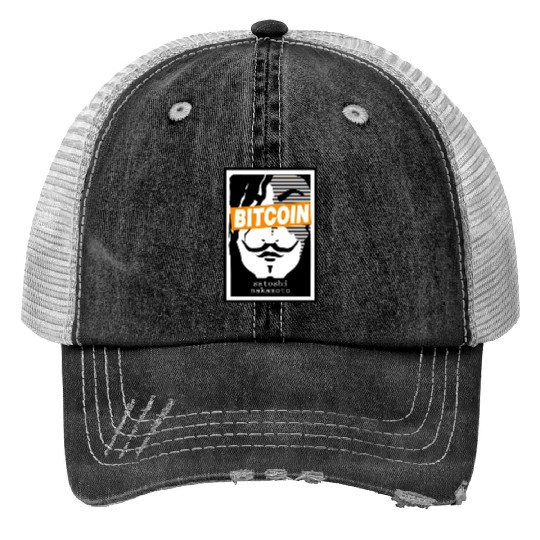 Bitcoin Coin-Satoshi Nakamoto Trucker Hats