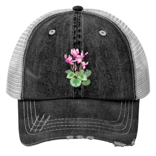 summer flower Trucker Hats