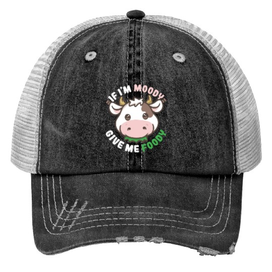 Cow Farmer Kawaii retro Trucker Hats