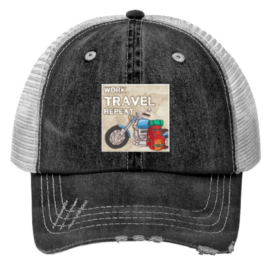 Best work travel Trucker Hats