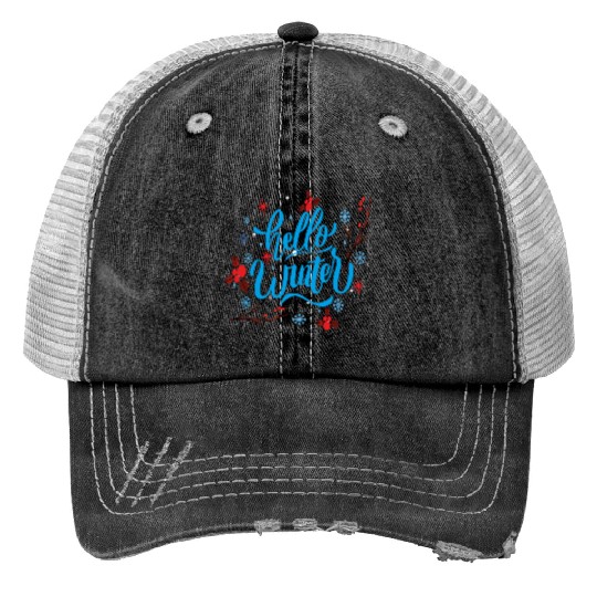 Hello Winter Trucker Hats