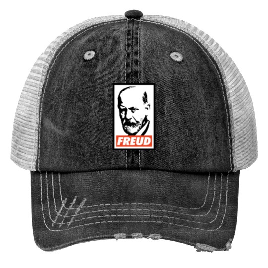 Sigmund Freud Trucker Hats