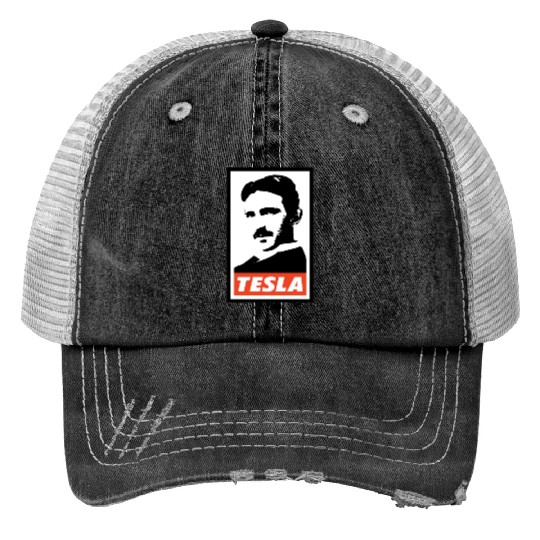 Nikola Tesla Trucker Hats