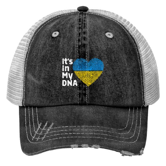 It'S In My Dna Ukraine I Stand With Ukraine Trucker Hats