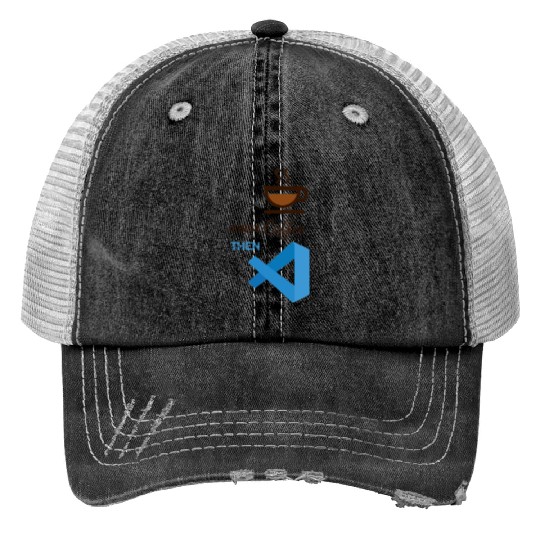 funny geek programmer Trucker Hats