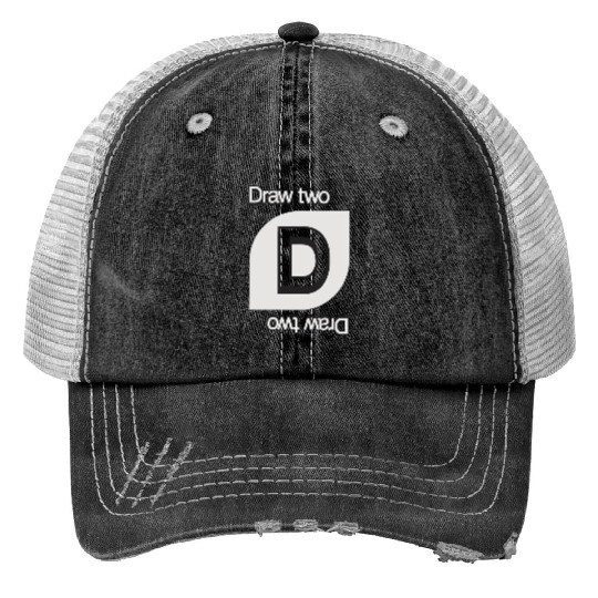 Uno Draw Two Card Trucker Hats