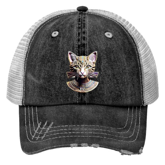 The Pharaonic Cat Trucker Hats
