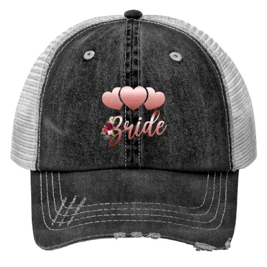 Bride Bridal Wedding Bachelorette Party Trucker Hats