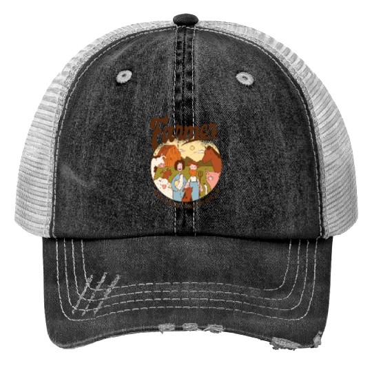 Farmer We Feed The World Trucker Hats