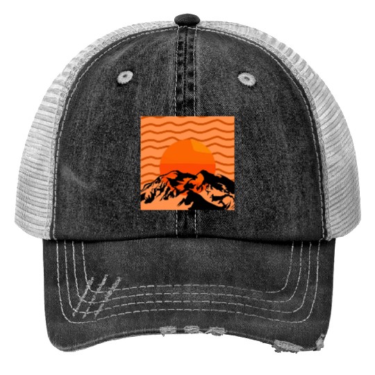Denali Mountain Trucker Hats