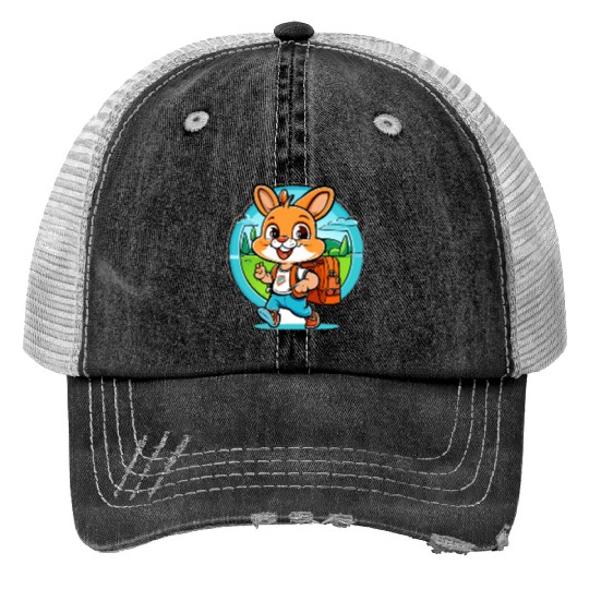 Back to school animals Trucker Hats