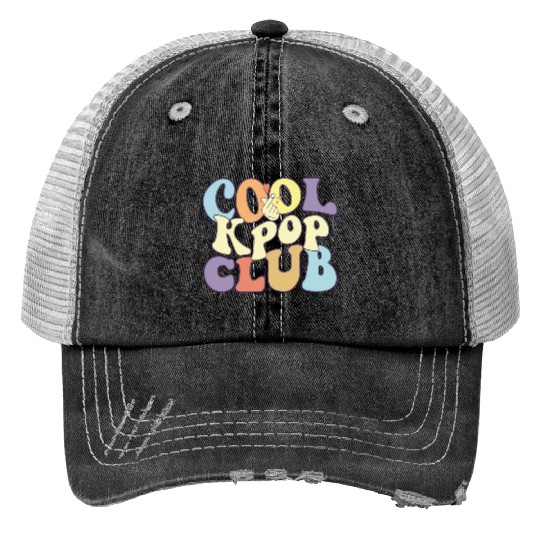 Cool Kpop Club Saranghae K-Pop Squad Korean Fan Trucker Hats
