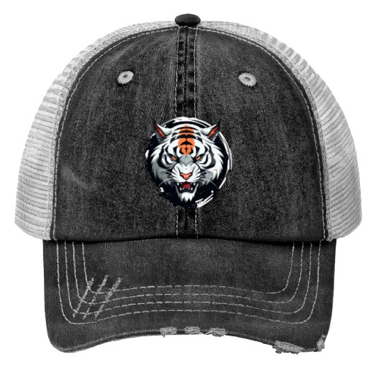 Tiger anime style Trucker Hats