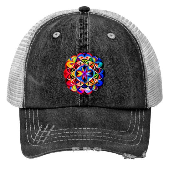 Art mandala Trucker Hats
