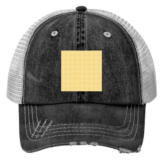 Retro Yellow Dots Pattern Trucker Hats