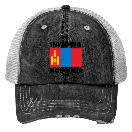Invading Mongolia Trucker Hats