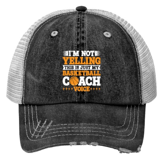 This Is Just My Basketball Coach Voice 3 Trucker Hats