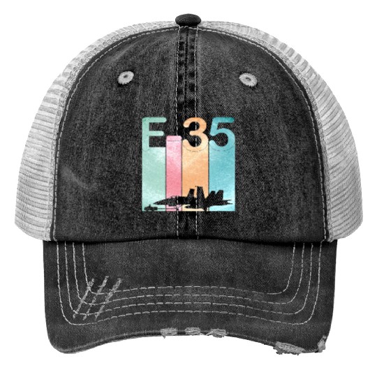 F35 Vintage Air Force Fighter Jets Trucker Hats