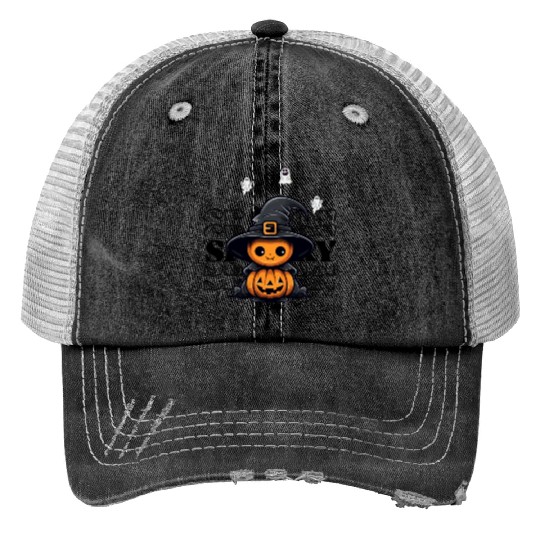 "Spooky Halloween Fashion for Women and Kids" Trucker Hats