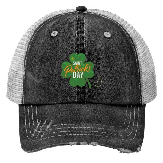 Irish Shamrock Trucker Hats