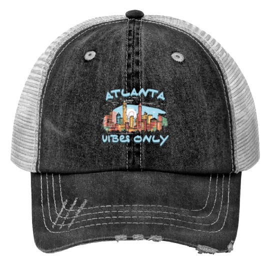 Atlanta City Georgia USA America United States Trucker Hats