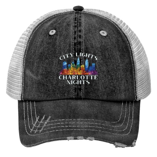 Charlotte North Carolina USA America United States Trucker Hats