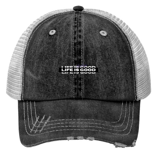 Typography Trucker Hats