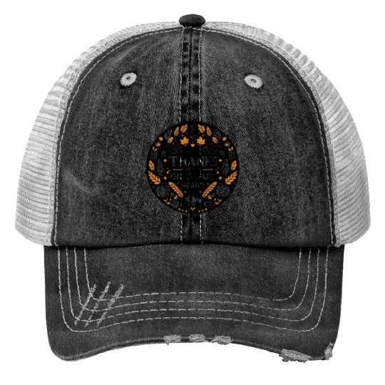 Give Thanks with a Grateful Heart Trucker Hats