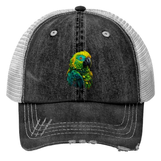 Macaw Parrot for a Bird Lover Animal Lover Trucker Hats