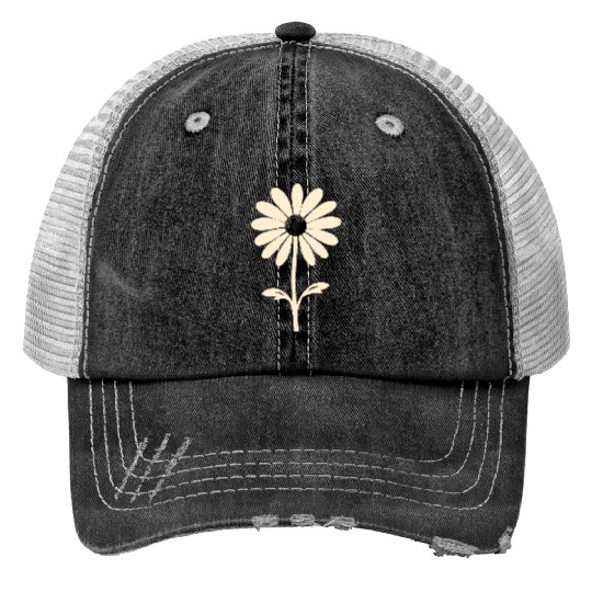 Daisy Purity Symbol Trucker Hats