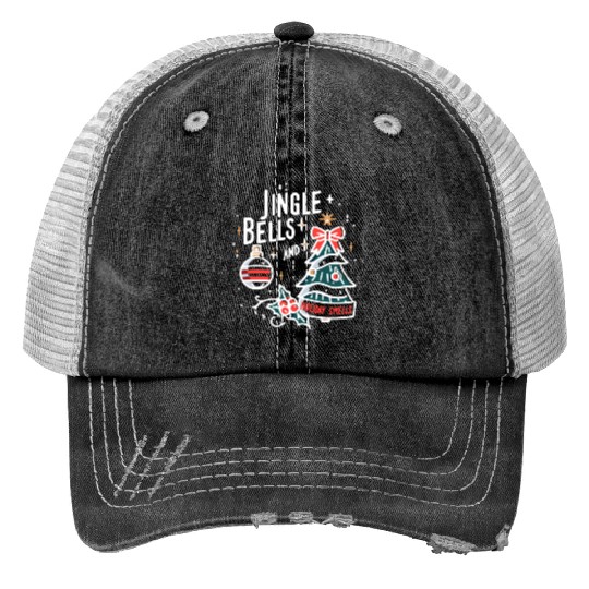 Jingle Bells and Holiday Smells Trucker Hats