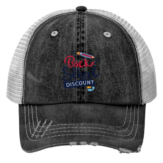 Back To School Discounts Trucker Hats