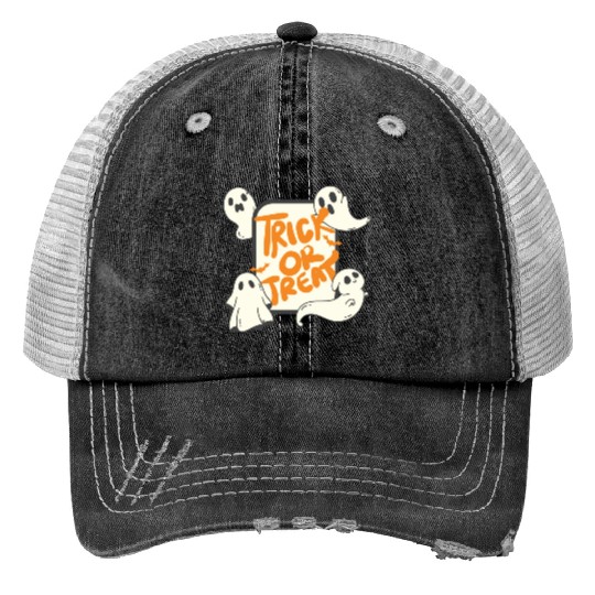 Trick or Treat Trucker Hats