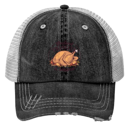 Grateful, Thankful and Blessed Trucker Hats