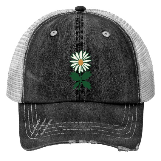 Daisy Vector 3 Colors Trucker Hats