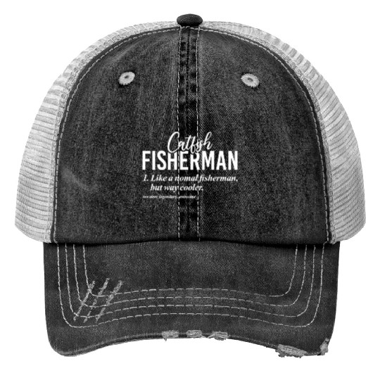 Catfish Catfishing Angler Noodler Fisherman Trucker Hats