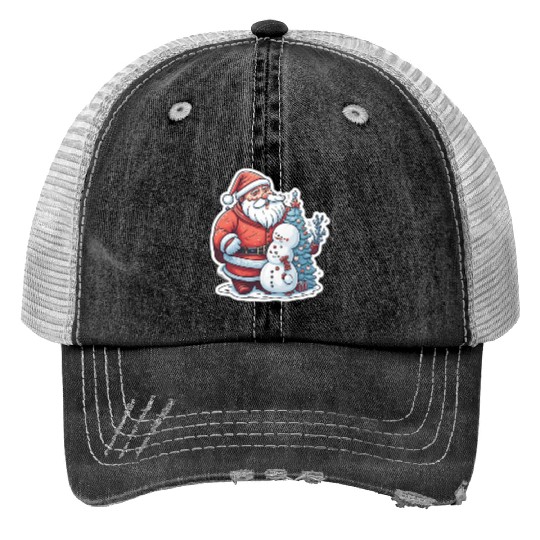 Cheerful Holidays Await: Explore Our Santa Trucker Hats