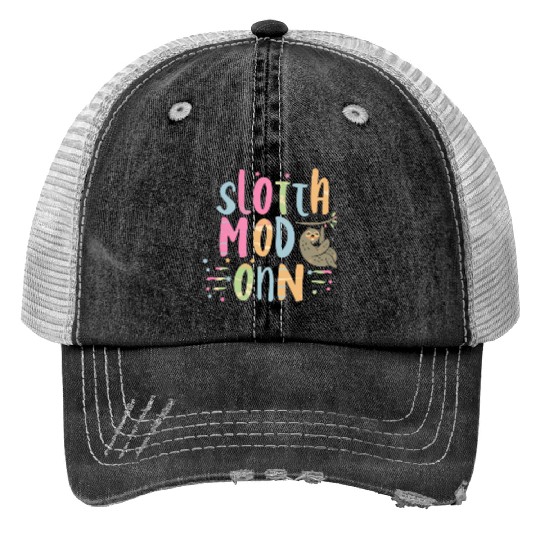 Sloth Mode On Trucker Hats